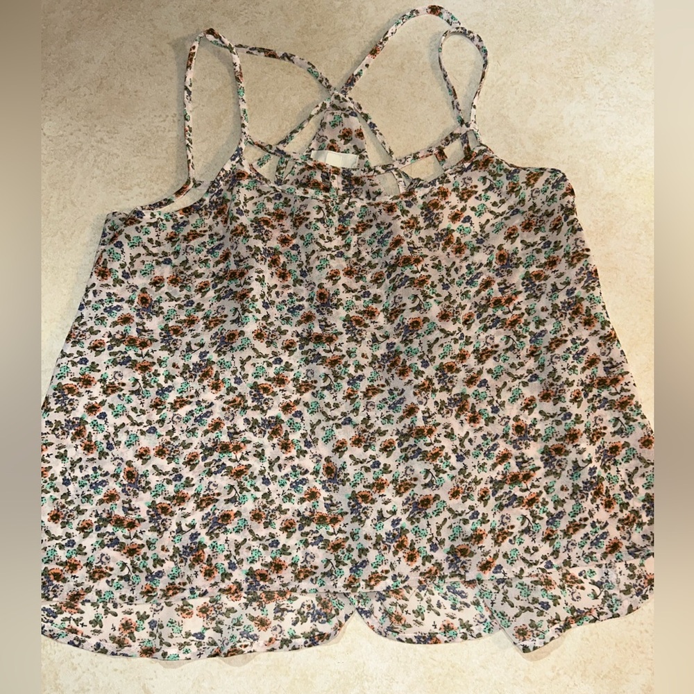 Mine-Tie Front Backless Camisole